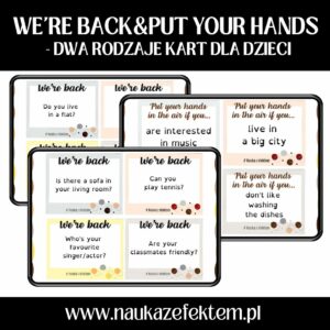 Powrót do szkoły - karty A1