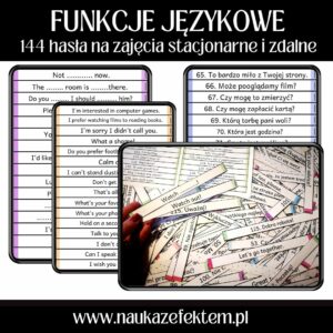 Funkcje językowe - 144 hasła