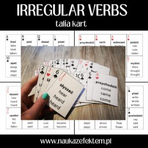 Talia kart IRREGULAR VERBS