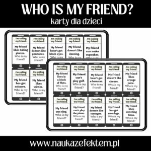 I'm calling my friend - 100 kart dla dzieci