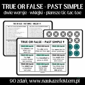 True or false - Past Simple