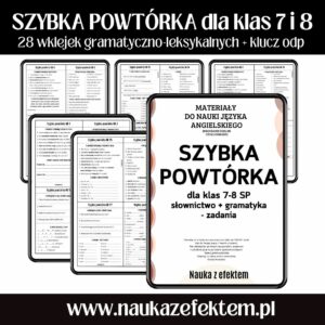 Szybka powtórka dla klas 7 i 8