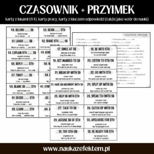 Czasownik + przyimek (64)