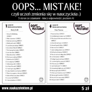 Oops... Mistake A1