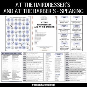 At the hairdresser's and at the barber's