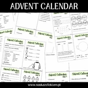 Advent Calendar, WKLEJKI A1