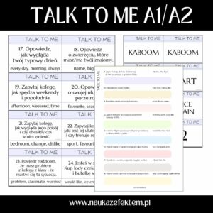 Talk to me - speaking A1 A2