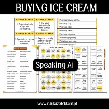 Buying ice cream