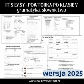 It’s easy! Powtórka po piątej klasie 2025