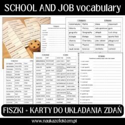Vocabulary - School and Job