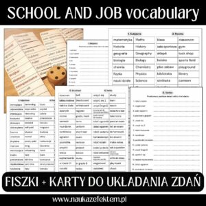 Vocabulary - School and Job