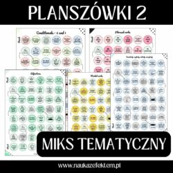 Planszówki 2 Mix tematyczny