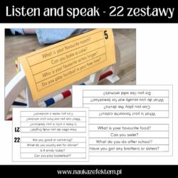 Listen and speak - 22 zestawy A1