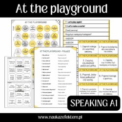 AT THE PLAYGROUND Speaking A1