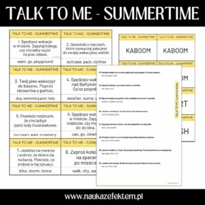 Talk to me - Summertime Speaking