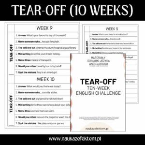 Tear-off (Ten-week challenge)