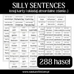Silly Sentences Cards