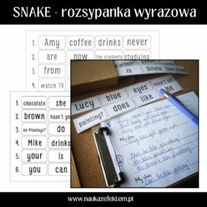 SNAKE - rozsypanki wyrazowe