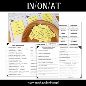 Przyimki: in/on/at
